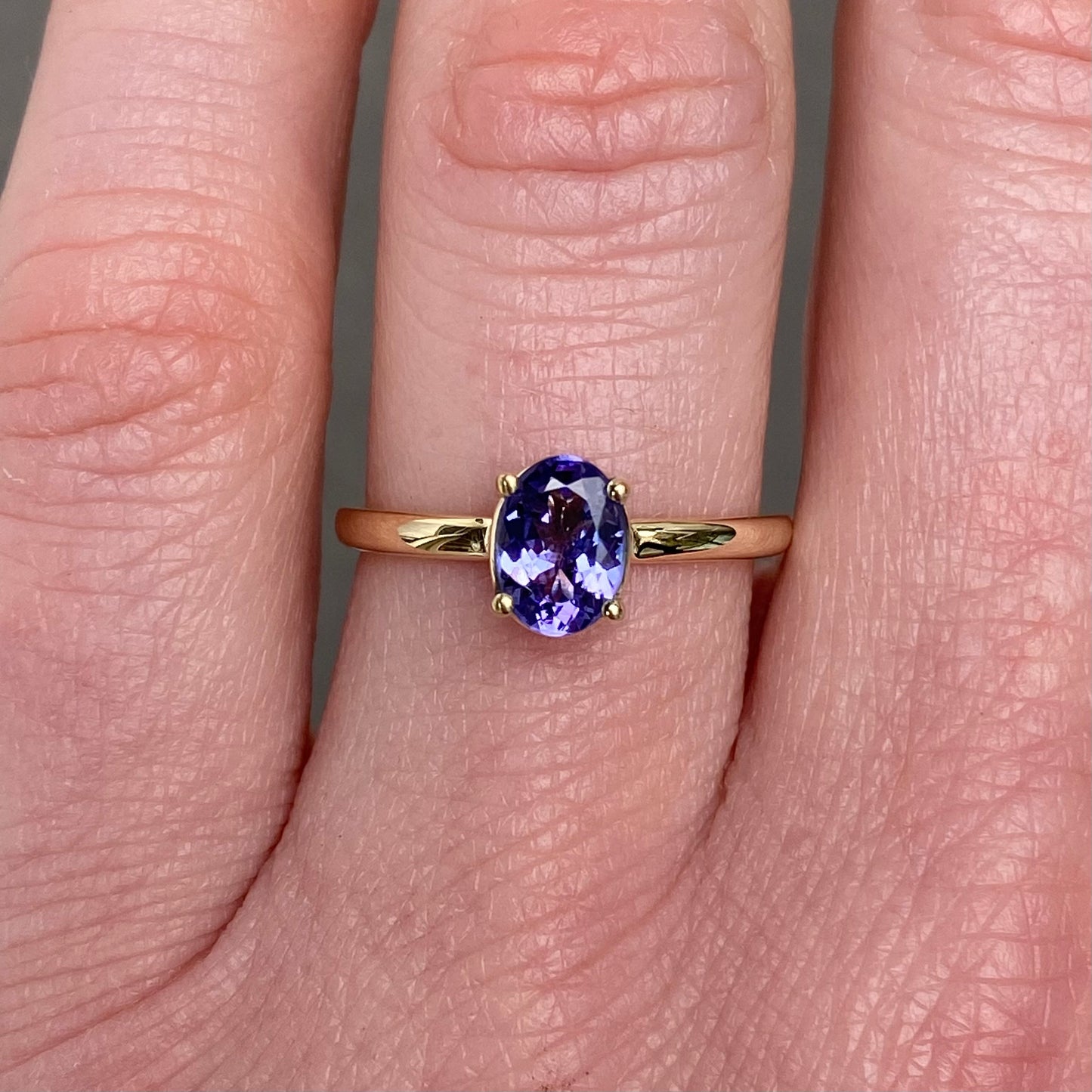 Stackable Tanzanite ring