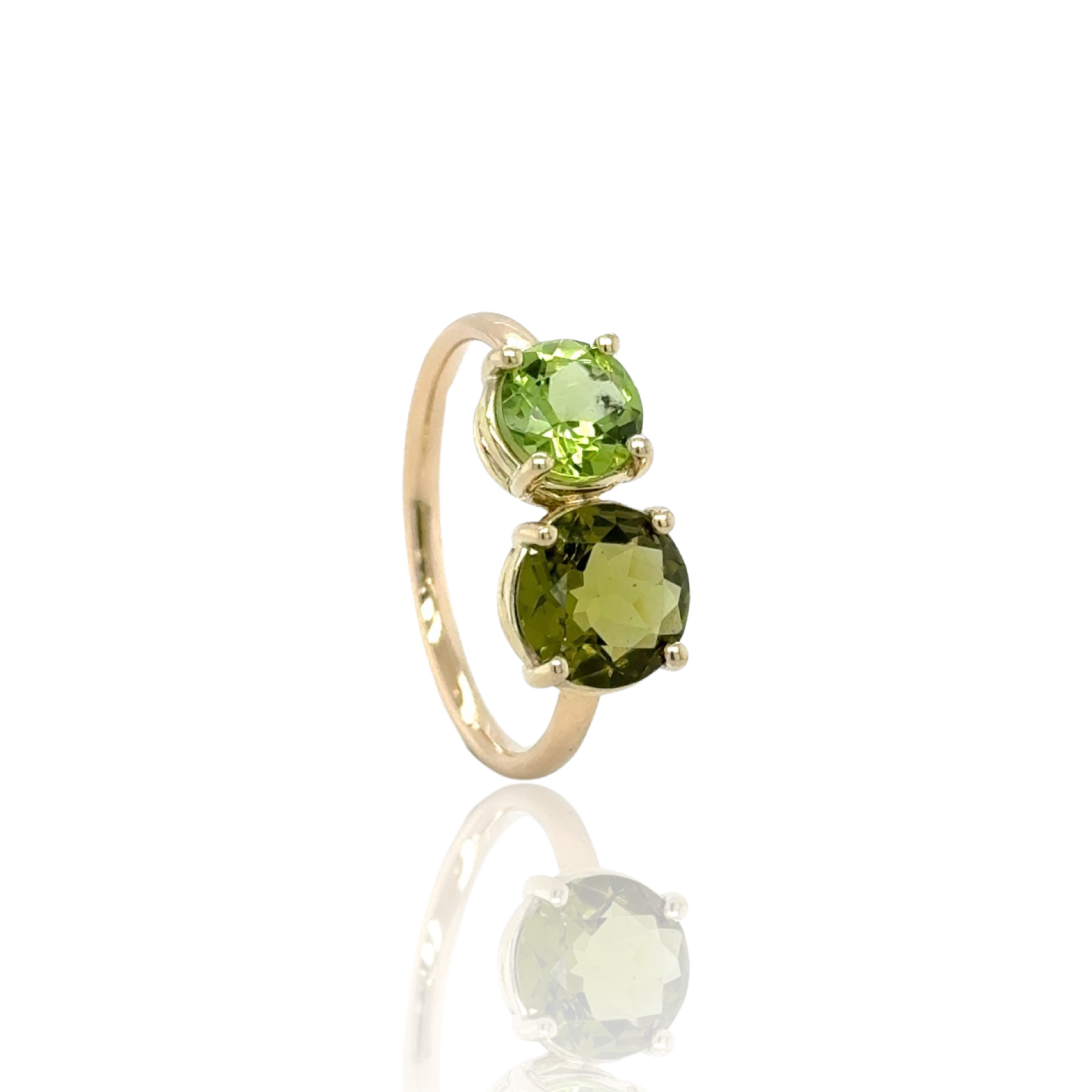 Tourmaline and peridot deals ring