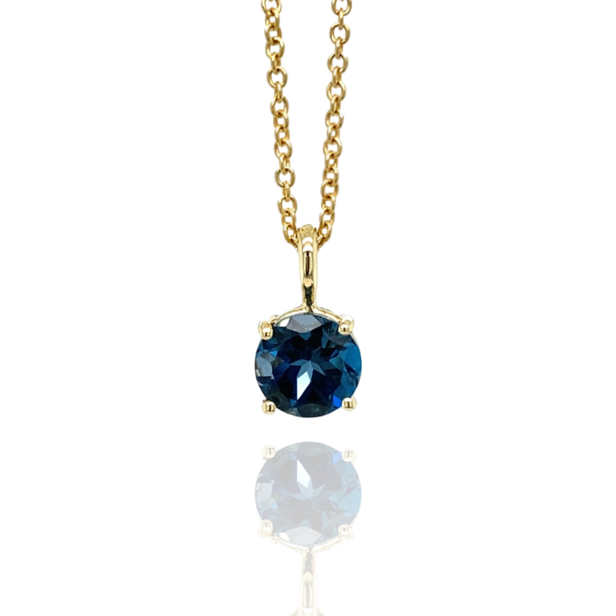 London topaz pendant