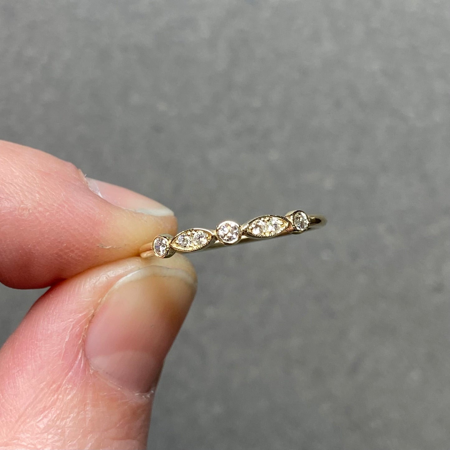 “Diamond Lace” ring “Valenciennes”