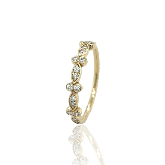 “Diamond Lace” ring “Guirlande”