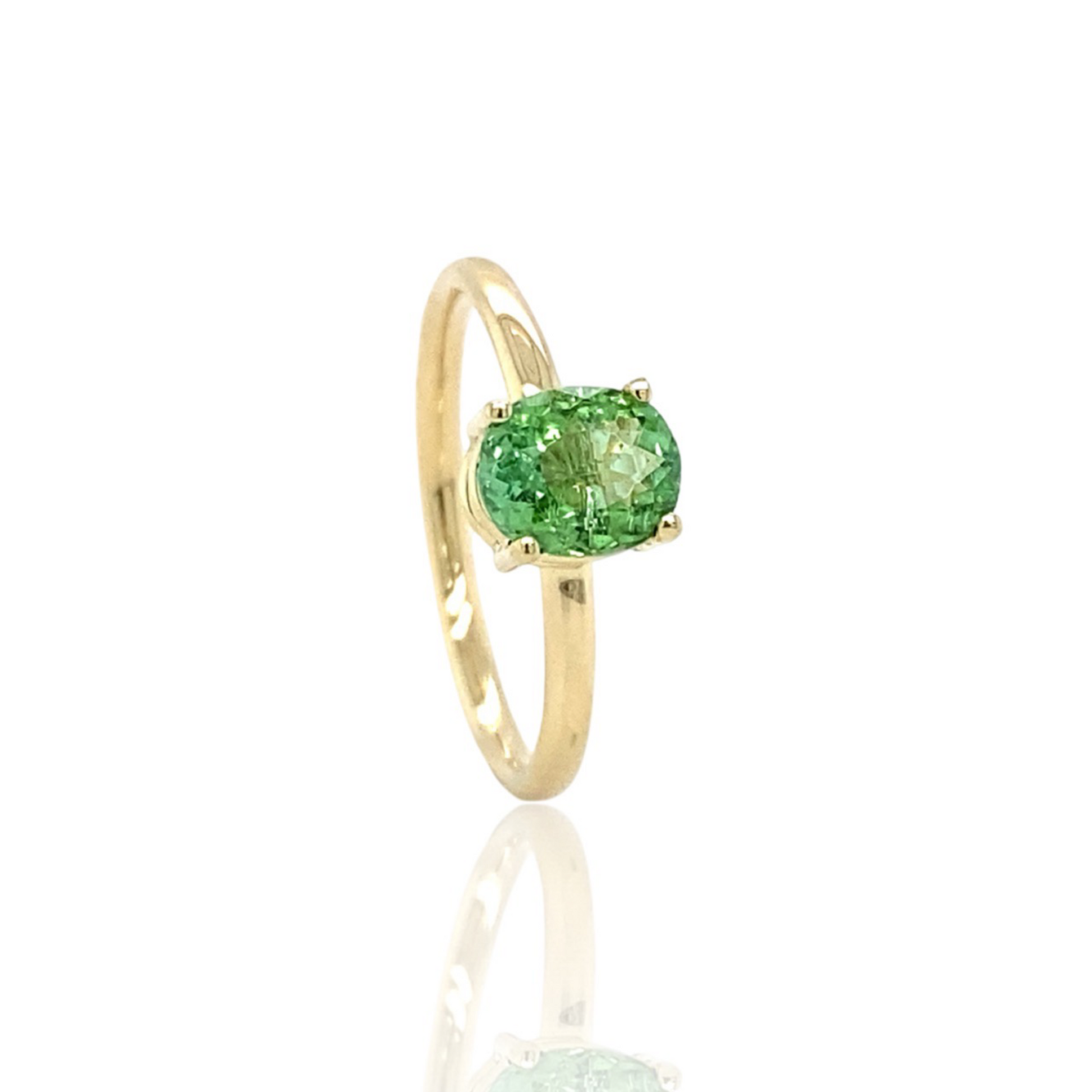 paraiba tourmaline in gold ring