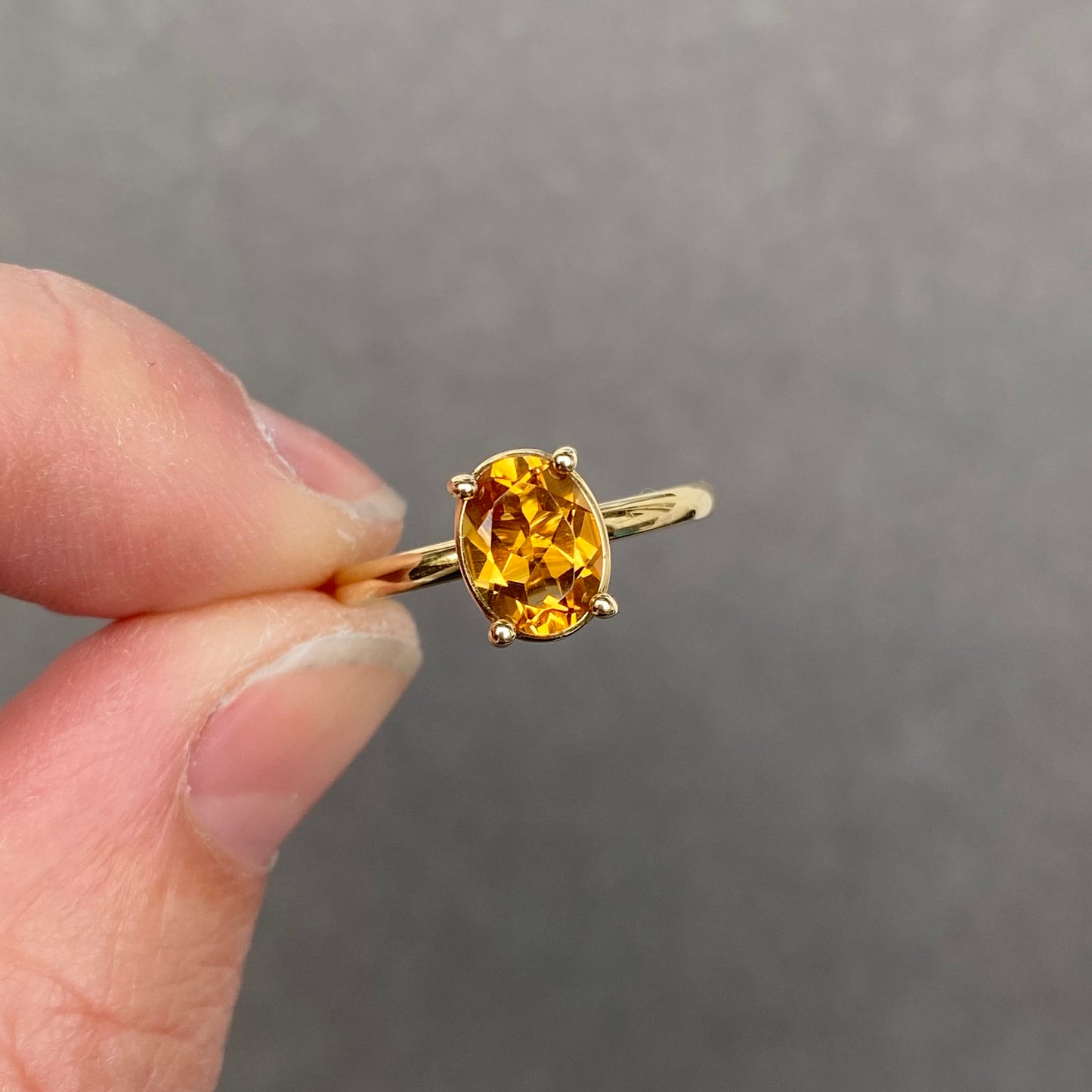 Stackable Citrine Birthstone November