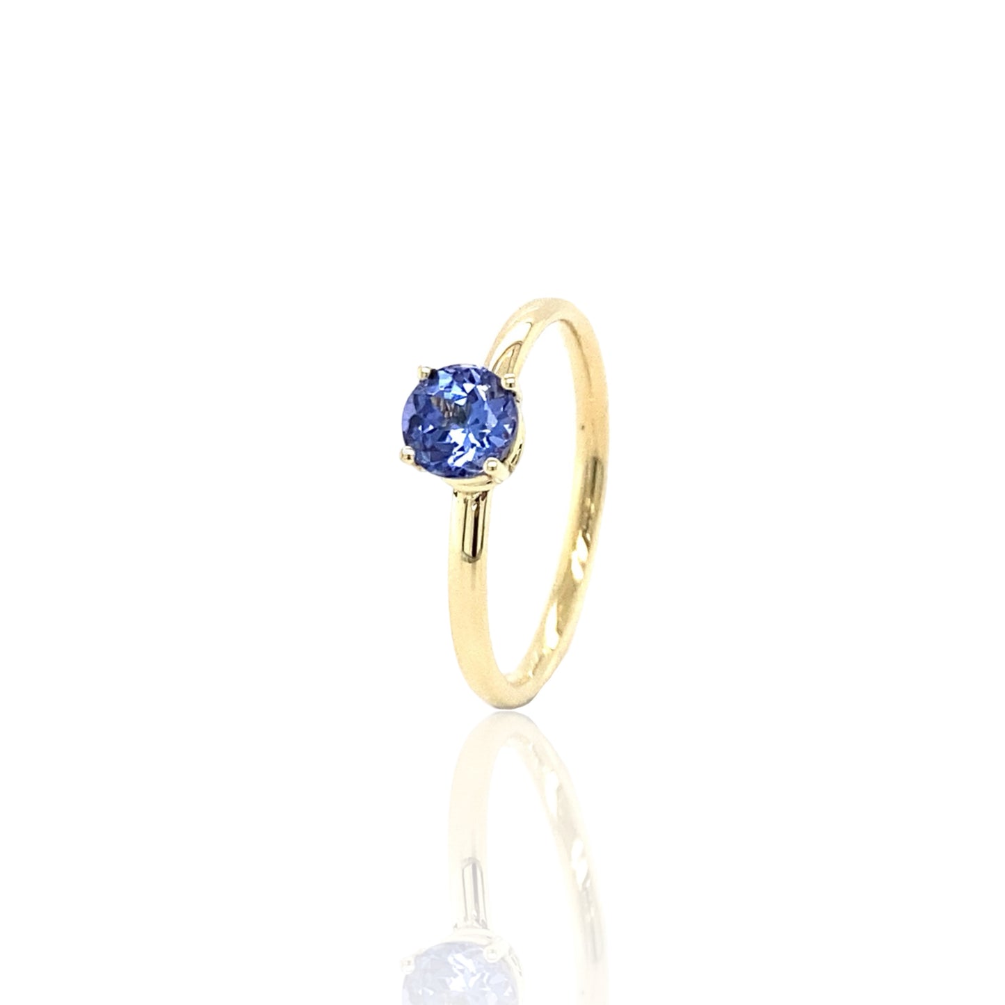 Stackable ring Tanzanite Birthstone December