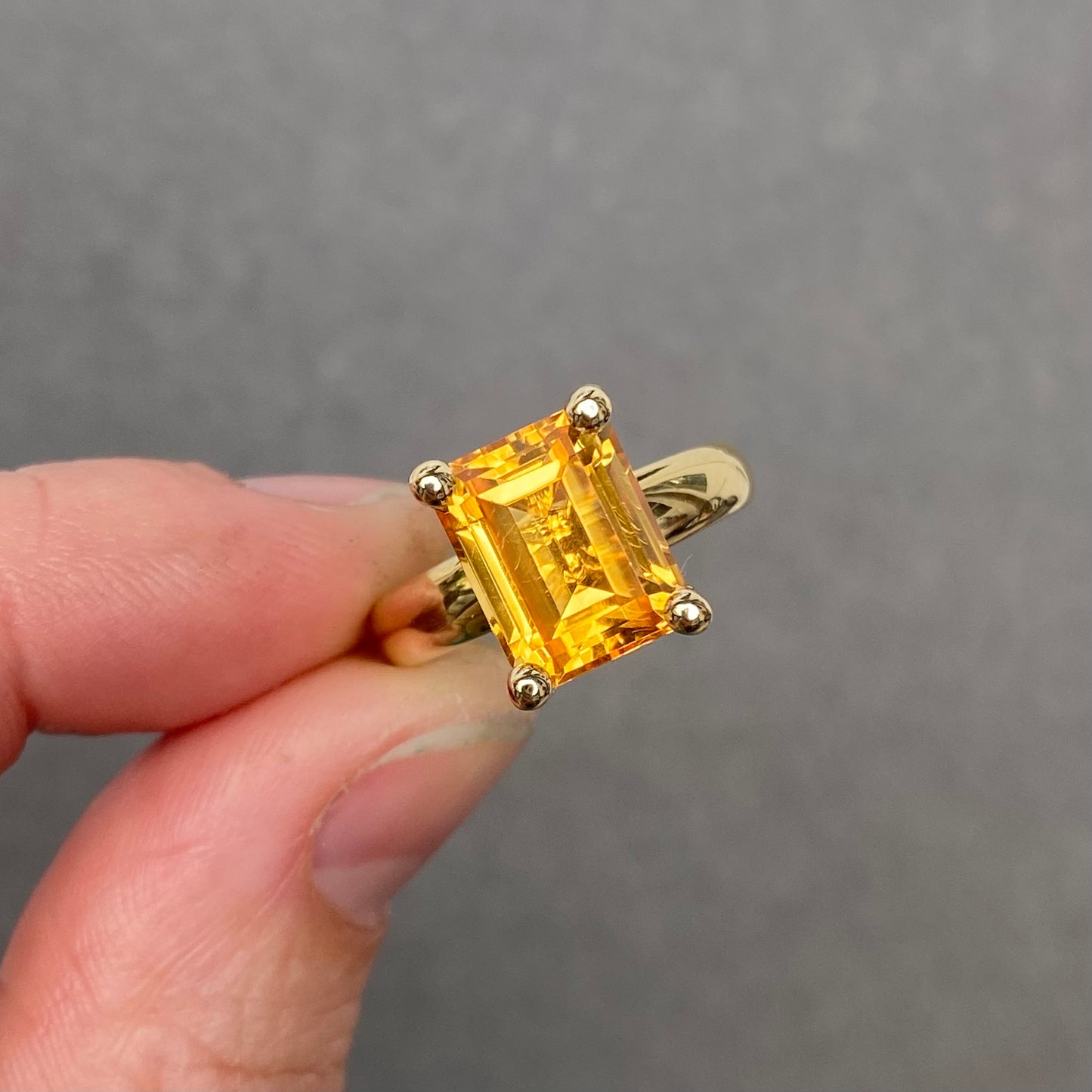 #11 Collector's ring Citrine