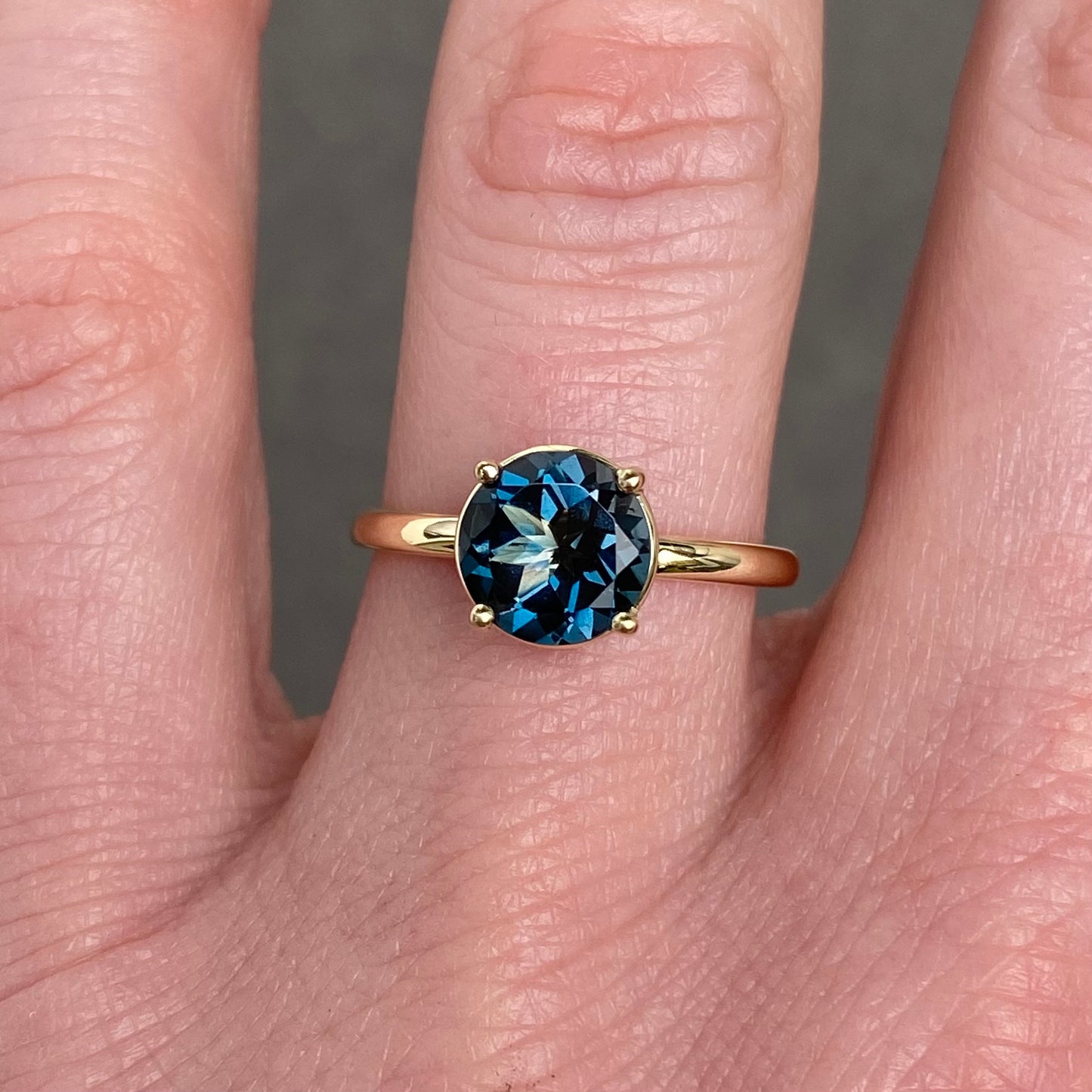 Stackable London Topaz ring