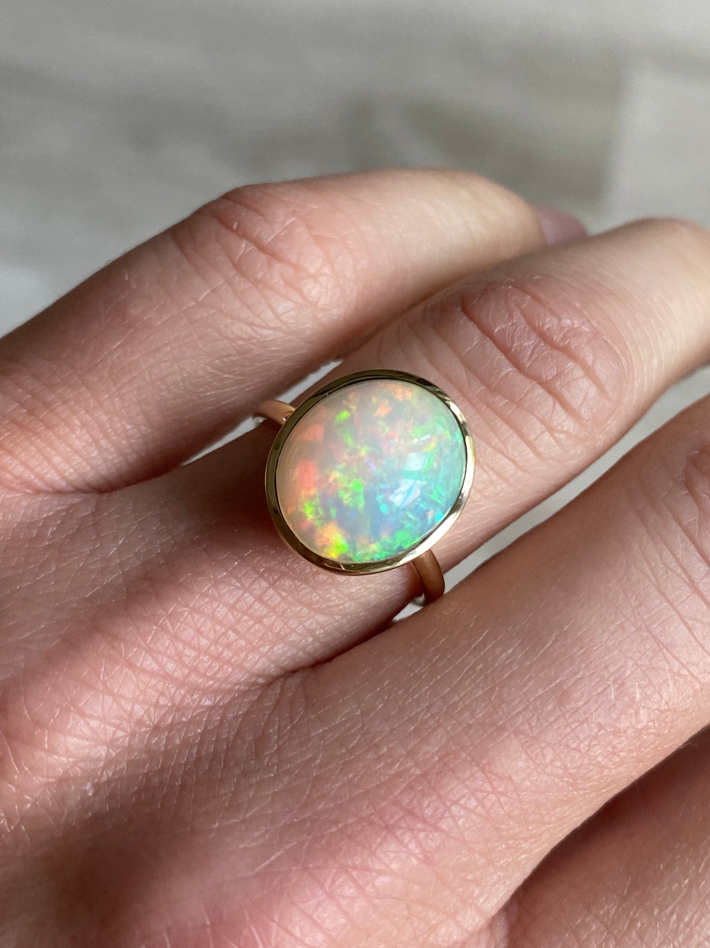 Ethiopische Opaal ring
